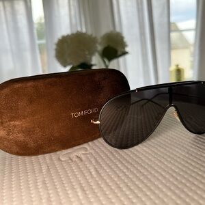 Tom Ford Black and Gold Sunglasses